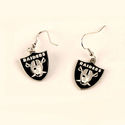 New Oakland Raiders Dangle Hook Earrings Jewelry