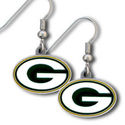 New NFL Green Bay Packers Dangle Hook Earrings Jew