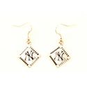 MLB New York Yankees Dangle Hook Earrings Jewelry