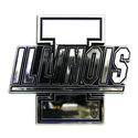 Illinois Fighting Illini Car Auto Emblem Decal Sti