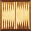 Chess Table Backgammon Walnut & Maple Veneers Boar