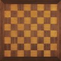 Chess Table Backgammon Walnut & Maple Veneers Boar