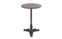 Vintage Inspired Metal Accent Table 29"H, 19"W Acc