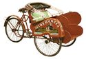 Bike Tricycle Pedicab Rickshaw Becak Velotaxi Tris