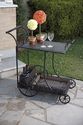 Serving Cart Tea Trolley Cocktail Bar Server 2 Tra