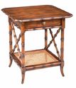 Tropical Style Lamp Table Solid Walnut Constructio