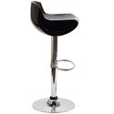 Bar Stool Modern Scalloped Design on Pedestal w/ F