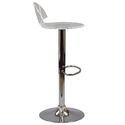 Translucent Bar Stool on Chrome stand Adjusts Acry