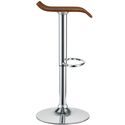 Bar Stool Modern w/ Chrome Base Adjusts Piston Bam