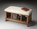 Storage Bench Hardwood Frame Foam cushion Cotton W
