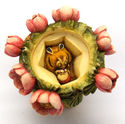 Harmony Kingdom Lord Byron's Garden "Peony"/Box Fi