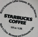 Starbucks Ceramic Mug 2010 White Christmas Holiday