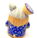 Hand Made & Painted Wood Russian Cat