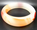 Natural Hand Carved Jade/Agate Bracelet/62 mm insi