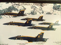 Blue Angels Framed Picture/15 x 13