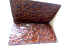 Hand Tooled Leather Check Book Holder
