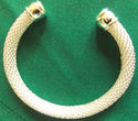 .925 Silver Mesh Cuff Bracelet