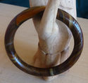 Tiger Eye Hand Carved Bangle inside diam 65mm