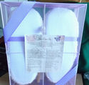 Foot Care Set/PurplPlush Slippers,Foot Cleanse & C