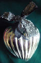 Large Silver Heart Ornament/5" by 3 1/2"/Gift Box