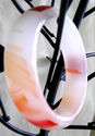 Natural Hand Carved Jade/Agate Bracelet/62 mm insi