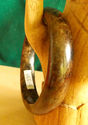 Natural Hand Carved Jade Bangle/inside diam 64mm
