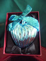 LargeBlue Heart Ornament/5" by 3 1/2"/Gift Box
