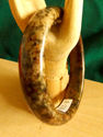 Natural Hand Carved Jade Bangle/inside diam 64mm