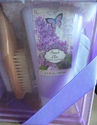 Foot Care Set/PurplPlush Slippers,Foot Cleanse & C