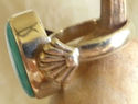 Navajo Bisbee Turquoise/Sterling Silver Ring size 