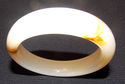 Hand Carved Jade Bangle/inside diameter 63mm