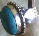 Navajo Bisbee Turquoise/Sterling Silver .925 Ring 