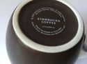 STARBUCKS COFFEE Mug Brown White 12oz 2008 Mug 