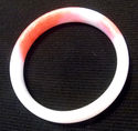 Hand Carved Jade/Agate Bangle/inside diameter 64mm