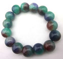 Hand Carved Natural Jade Bead Bracelet
