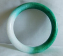 Hand Carved Jade/Agate Bangle/inside diameter 60mm
