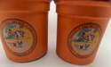 Portugese Val Do Sol Corked Terra Cotta Spice Jars