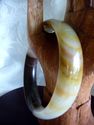 Natural Hand Carved Jade/Jadeite Bangle/inside dia