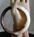 Hand Carved Jade Bangle/inside diameter 60mm