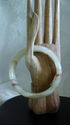 Hand Carved Jade/Jadeite Bangle/inside diameter 62