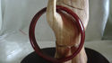 Hand Carved Jade/Agate Bangle/inside diameter 63mm