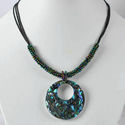 Mother of Pearl Jewelry/16" pendant necklace