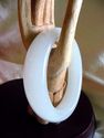  Hand Carved Jade Bangle/inside diam 64mm