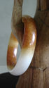 Hand Carved Jade/Agate Bangle/inside diameter 62mm