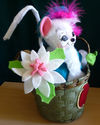 Christmas Mouse with Pointsetta