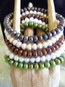 Five Freshwater Pearl Bracelets