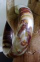 Natural Hand Carved Jade Bangle/62 mm inside diame