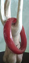 Hand Carved Jade/Jadeite Bangle/inside diameter 60