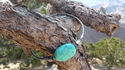 Natural Hand Crafted Navajo Turquoise Bracelet wit