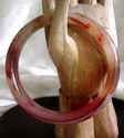 Natural Hand Carved Rainbow Jade/Agate Bangle/63mm